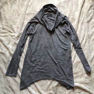 Andrew Marc New York Gray Cowl Neck Sweater Sz XL